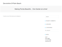 Tablet Screenshot of devonshireofpalmbeach.com